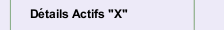 D&eacute;tails Actifs "X"